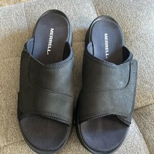 Merrell Dark Gray Slide Sandals